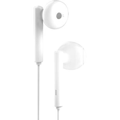 Casti Audio Jack Cu Microfon - Huawei (AM115) - White (Bulk Packing)