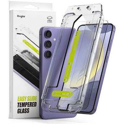 Folie pentru Samsung Galaxy S24 Plus (set 2) - Ringke Easy Slide Tempered Glass - Clear