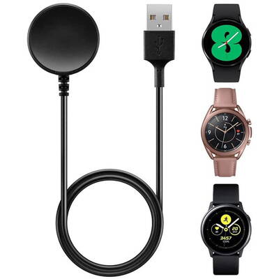 Incarcator pentru Samsung Watch, USB, 2.5W, Metal Case - Techsuit (TSC12) - Black