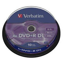 DVD+R DL 8.5GB 8X 10SP 43666 / buc