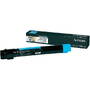 Toner imprimanta Lexmark CYAN C950X2CG 22K ORIGINAL C950DE