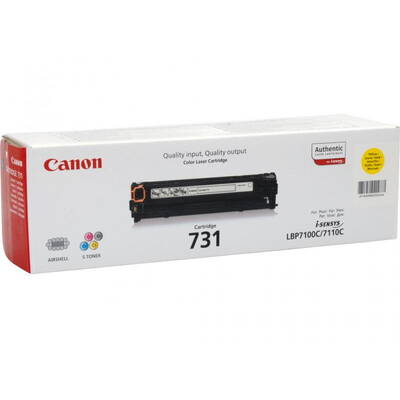 Toner imprimanta YELLOW CRG-731Y 1,5K ORIGINAL CANON LBP 7100CN