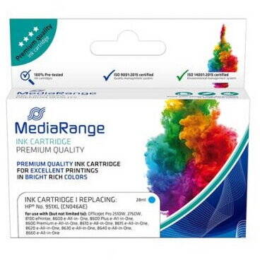 Cartus Imprimanta MediaRange Patrone HP NR 951XL Chip & Tintenstandanz. cyan