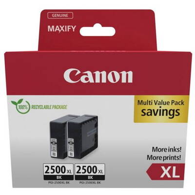 Cartus Imprimanta Canon PGI-2500 XL Black Twin Pack