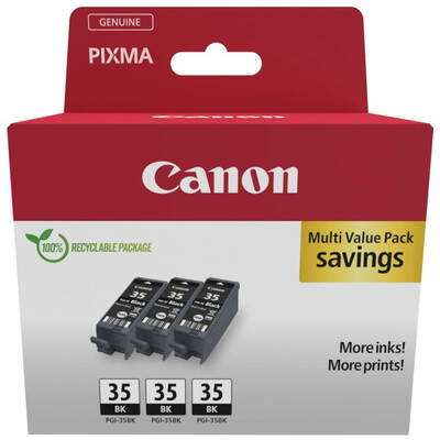 Cartus Imprimanta Canon PGI-35 BK Black Triple Pack