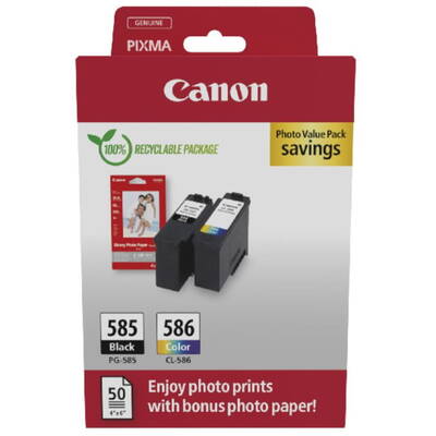 Cartus Imprimanta Canon PG-585 / CL-586 Photo Value Pack