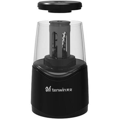 Rechargeable Helical Blade Pencil Sharpener Tenwin 8010-1 micro USB (black)