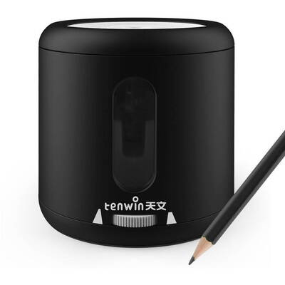 Operated Pencil Sharpener Tenwin 8035-1 Battery / USB (black)