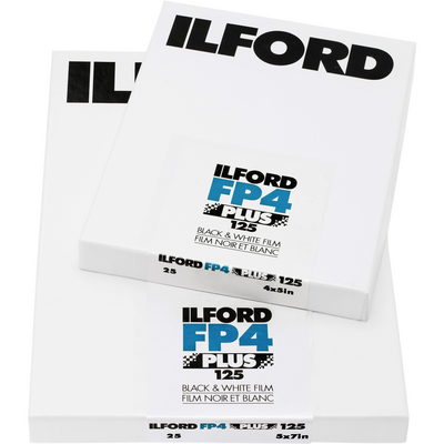 Hartie Foto ILFORD PHOTO Ilford FP4 PLUS 4x5&quot; 100 Sheet Film