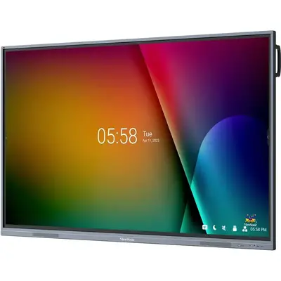 Display interactiv VIEWSONIC 86" Seria IFP8633-G, 4K UHD 3840x2160, 400 nits, 8GB RAM, 128GB Flash, HDMI, USB 3.0, Android (Negru)