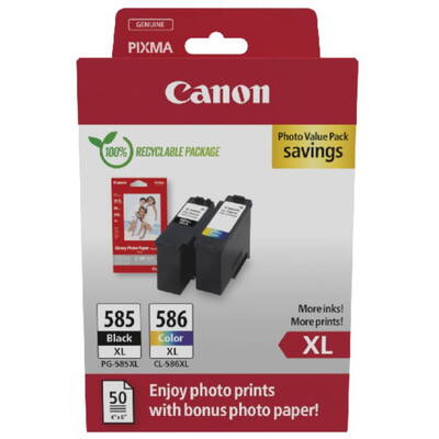 Cartus Imprimanta Canon PG-585 XL / CL-586 XL Photo Value Pack