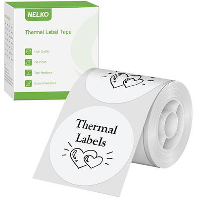 Banda etichete Nelko Thermal Label Two inch for label printer PM220 (White, 50*50mm)